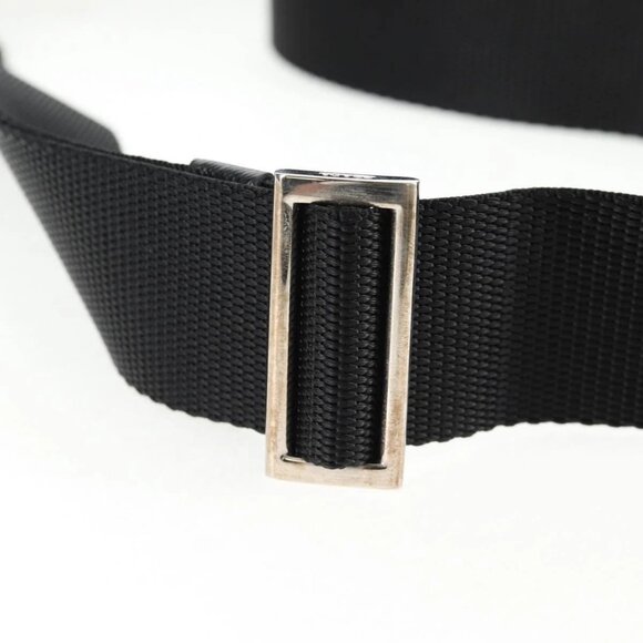 PRADA Shoulder Bag Nylon Black Silver Auth 144435V - Picture 9 of 16